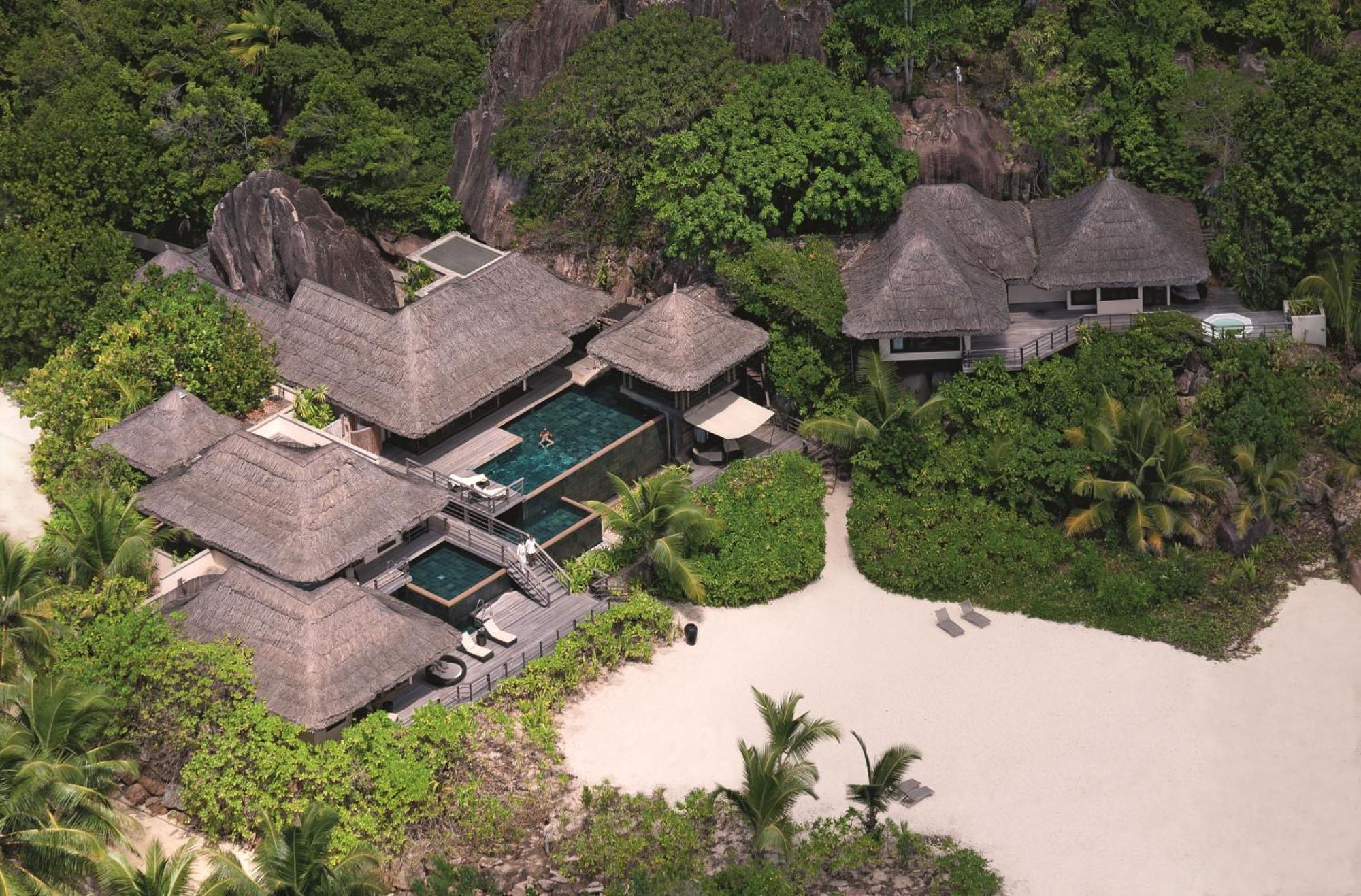 Constance Lemuria Grand Anse  Exterior photo Aerial view of the resort